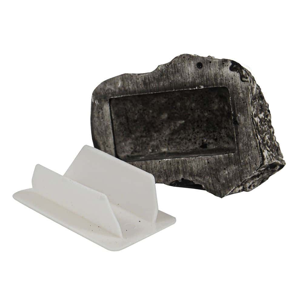 Stone Diversion Safe for Outdoor Use – Realistic Rock Design, Weather-Resistant, Hides Spare Keys in Garden or Yard, 1¼" x 2¼" x ¾" Interior - Image 2