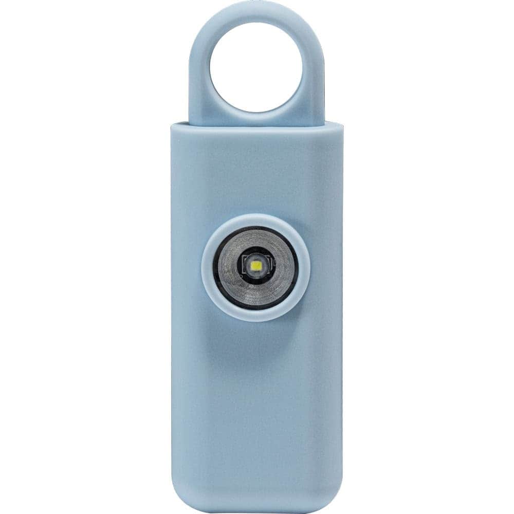 Personal Panic Alarm 130dB with 350-Lumen Strobe Light – Pull-Pin Activation, Keychain Clip, ABS Plastic Rubberized Body, 2 CR2032 Batteries Included, Available in Black, Blue, and Pink - Image 3