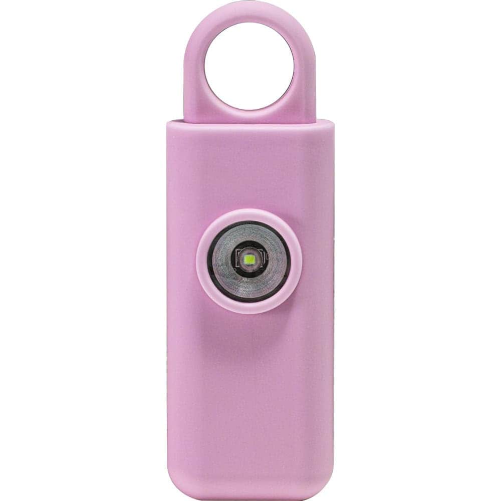 Personal Panic Alarm 130dB with 350-Lumen Strobe Light – Pull-Pin Activation, Keychain Clip, ABS Plastic Rubberized Body, 2 CR2032 Batteries Included, Available in Black, Blue, and Pink - Image 5
