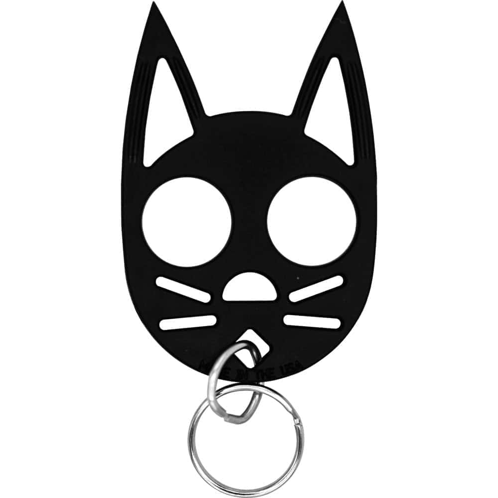 Cat Strike Self-Defense Keychain – Ultra-Tough Polymer Plastic, Fits Fingers for Defensive Grip, Discreet Keychain Design, Made in USA, Available in 6 Colors
