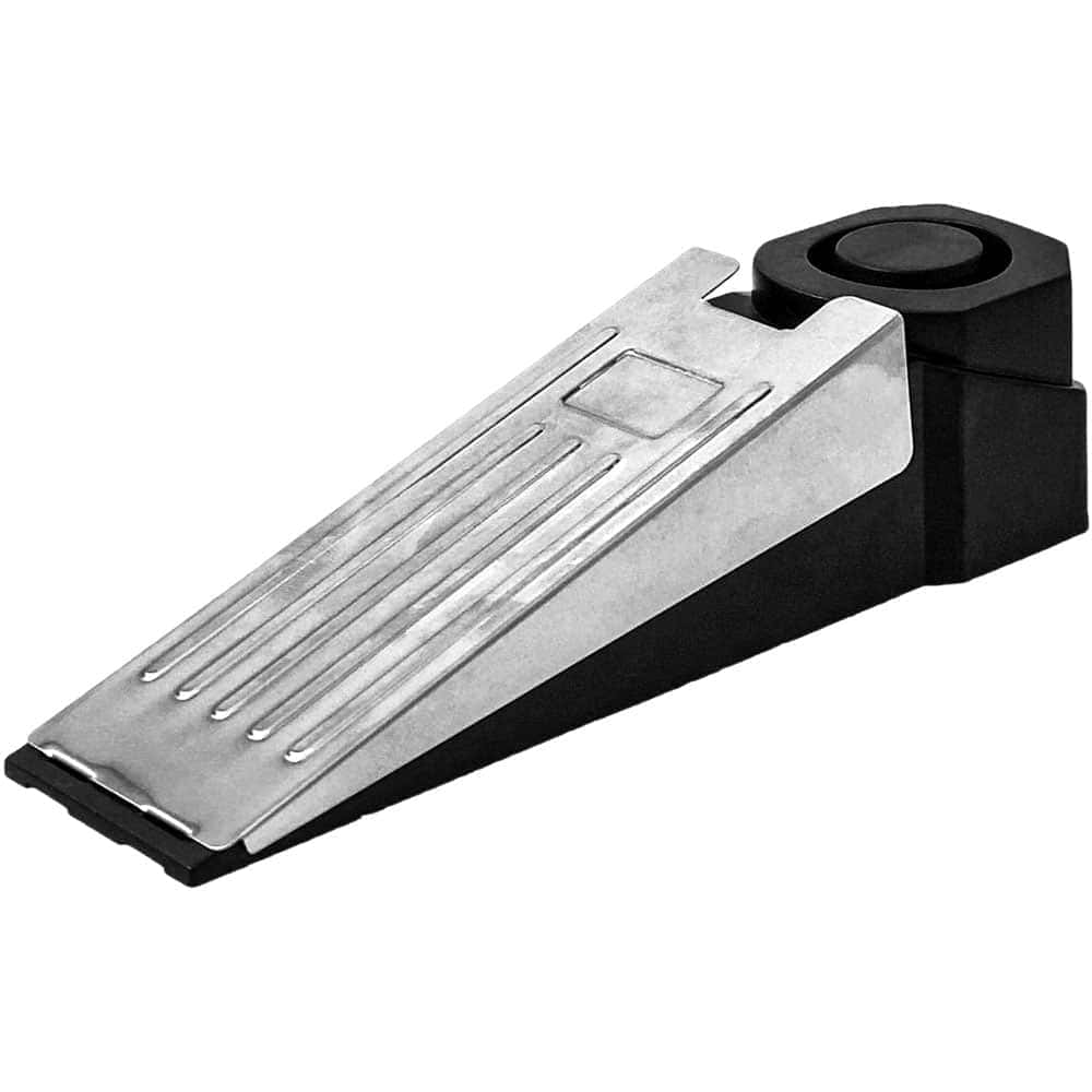 Safety Technology Door Stop Alarm – 120dB Siren, Movement Tamper Sensor, Low Battery Indicator, One 9V Battery, 6.4" x 1.75" Wedge