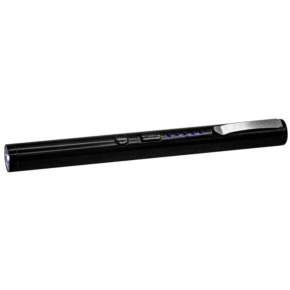 Stun Pen 40,000,000 Volts Discreet Stun Gun – 2.5 Milliamp Output, Aluminum Alloy Body, LED Battery Meter, Pocket Clip, Rechargeable USB, Lifetime Warranty, Black, Pink, Purple, or Silver - Image 2