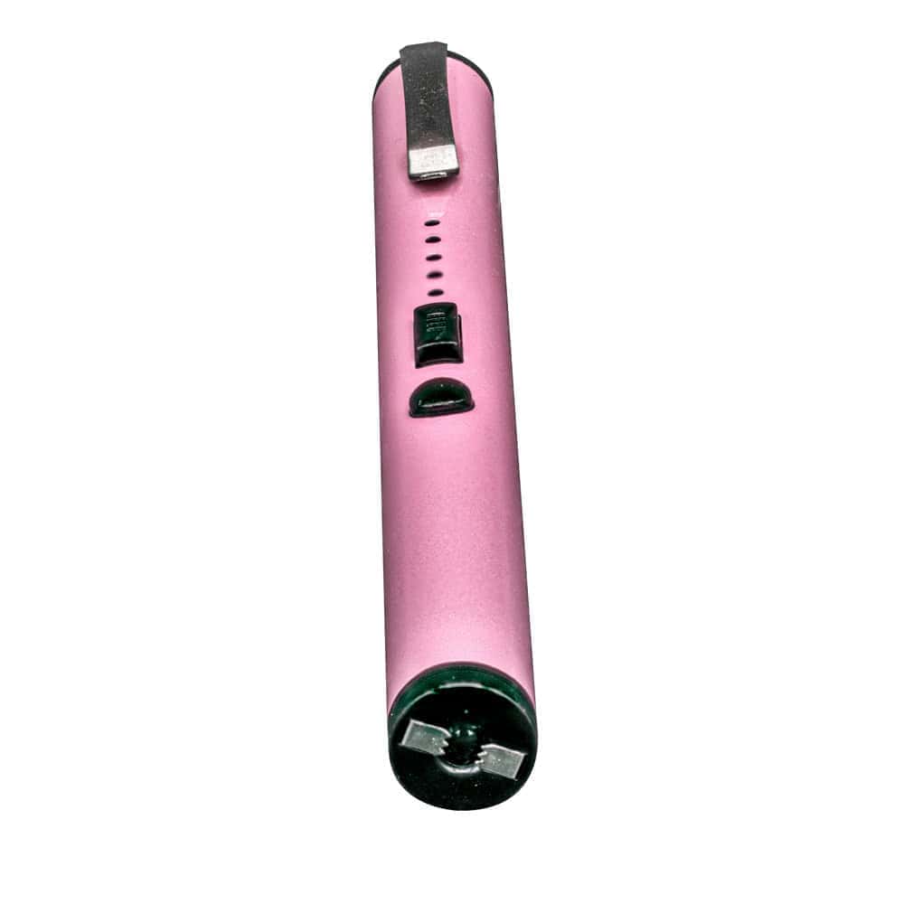 Stun Pen 40,000,000 Volts Discreet Stun Gun – 2.5 Milliamp Output, Aluminum Alloy Body, LED Battery Meter, Pocket Clip, Rechargeable USB, Lifetime Warranty, Black, Pink, Purple, or Silver - Image 5