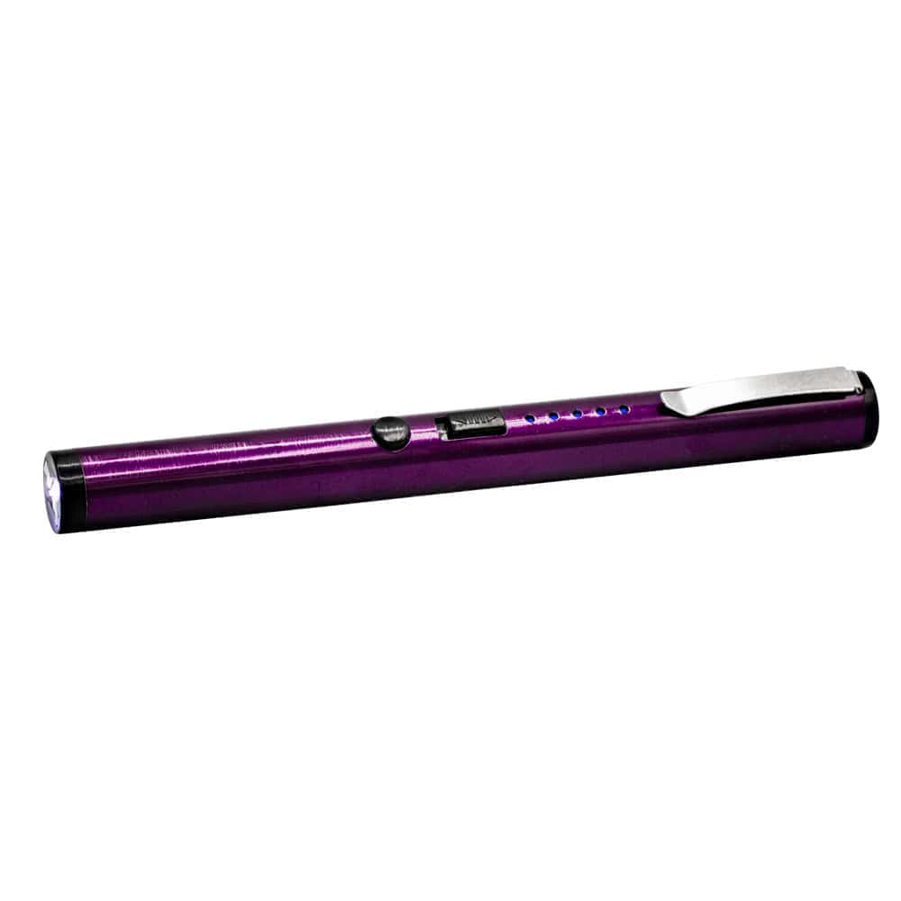 Stun Pen 40,000,000 Volts Discreet Stun Gun – 2.5 Milliamp Output, Aluminum Alloy Body, LED Battery Meter, Pocket Clip, Rechargeable USB, Lifetime Warranty, Black, Pink, Purple, or Silver - Image 6