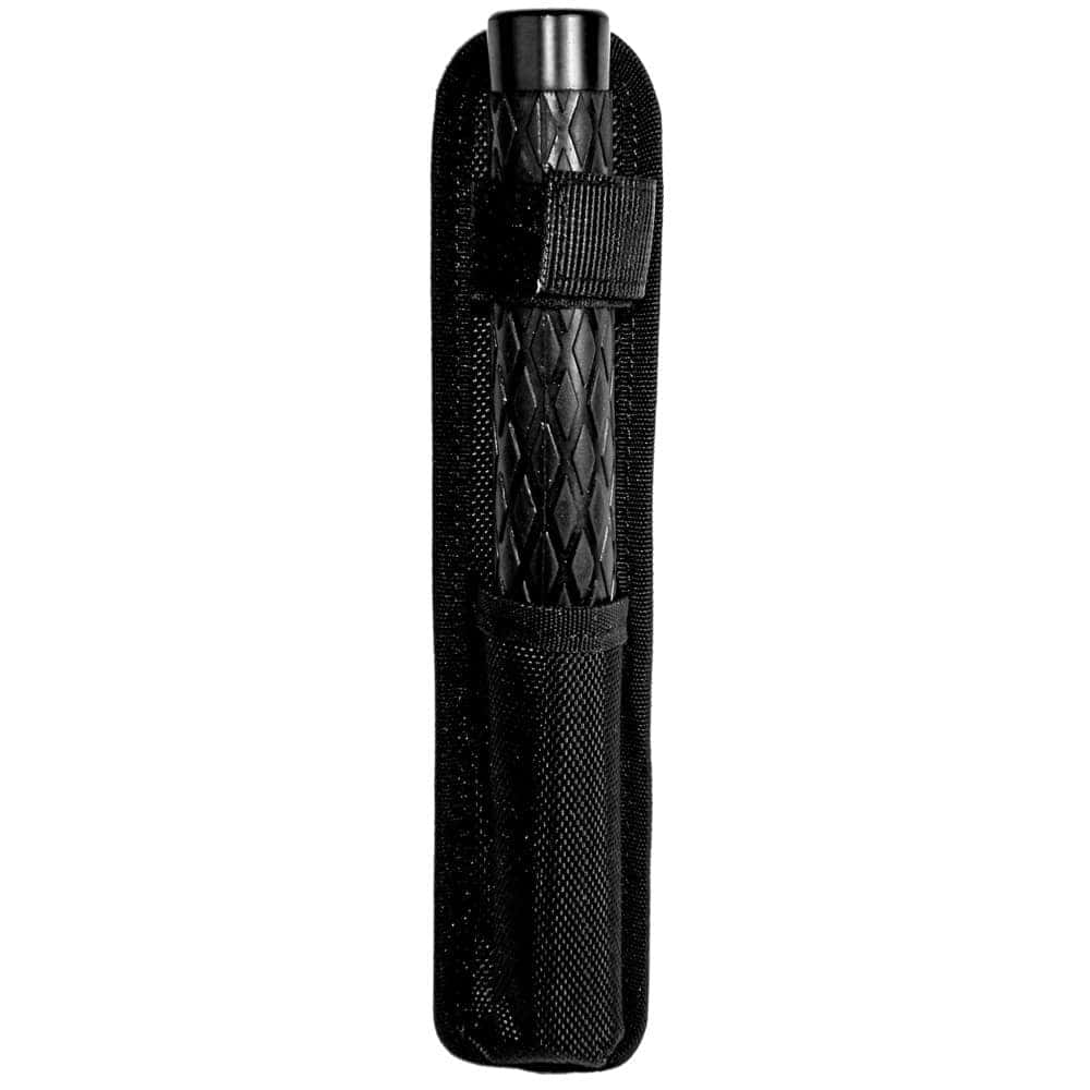 Telescopic Steel Baton with Rubber Handle by Safety Technology – Expands to 16", 21" or 26", Heavy-Duty Steel Construction, Nylon Holster Included, Personal Protection Reach Tool - Image 3