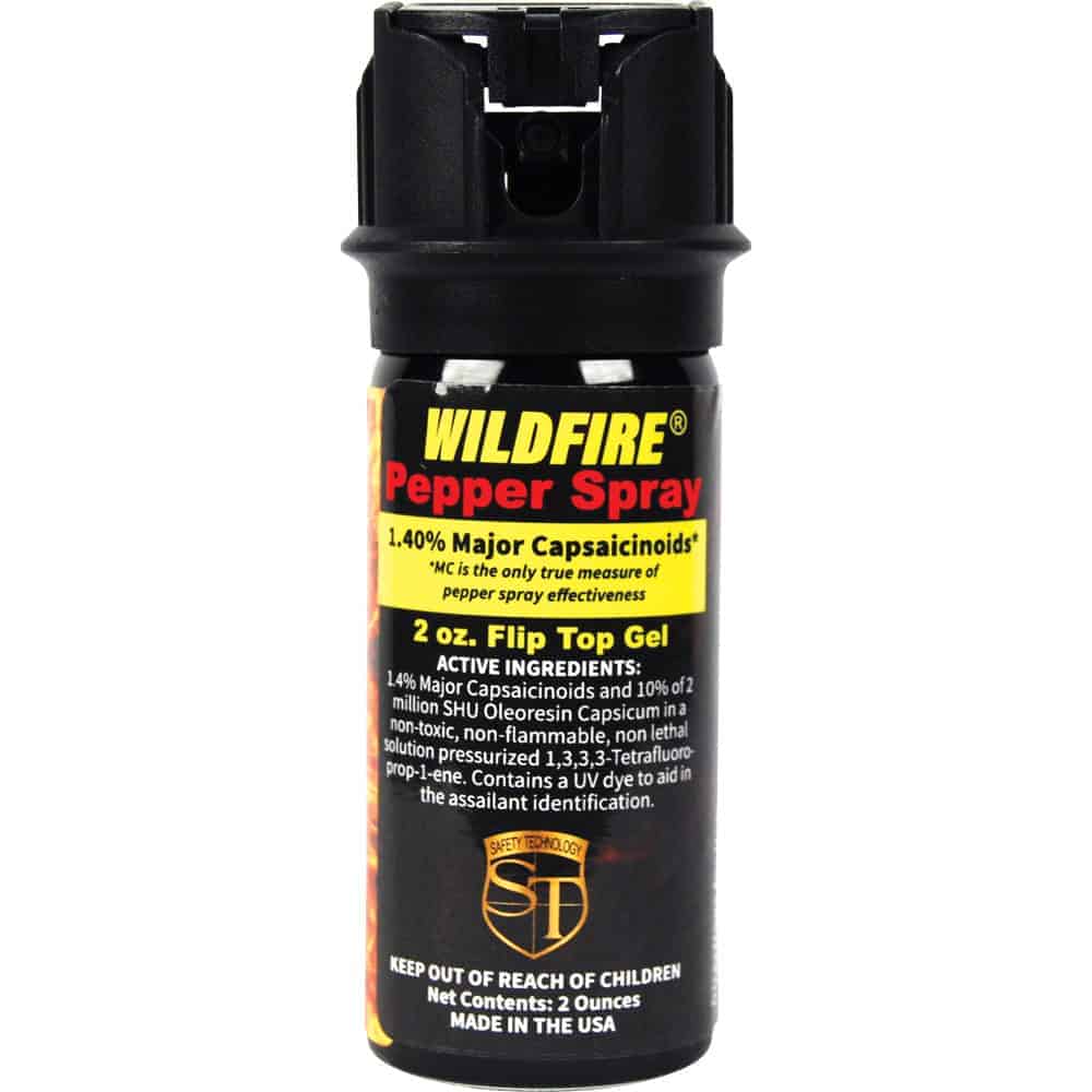 Wildfire Pepper Gel 1.4% Major Capsaicinoids – 2,000,000 SHU, Sticky Gel Formula, 13-15 Ft Range (2 oz), UV Dye Included, Flip-Top Actuator, 2 oz and 4 oz Available - Image 2