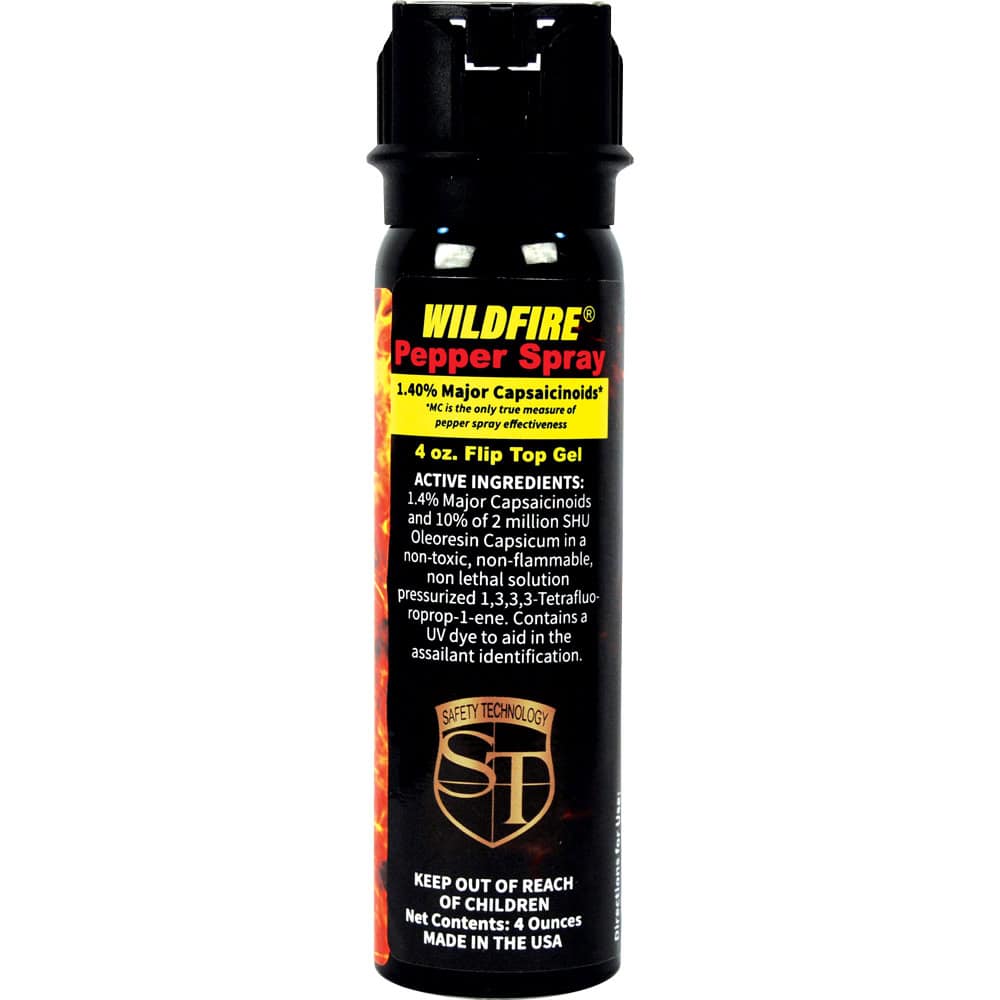 Wildfire Pepper Gel 1.4% Major Capsaicinoids – 2,000,000 SHU, Sticky Gel Formula, 13-15 Ft Range (2 oz), UV Dye Included, Flip-Top Actuator, 2 oz and 4 oz Available - Image 8